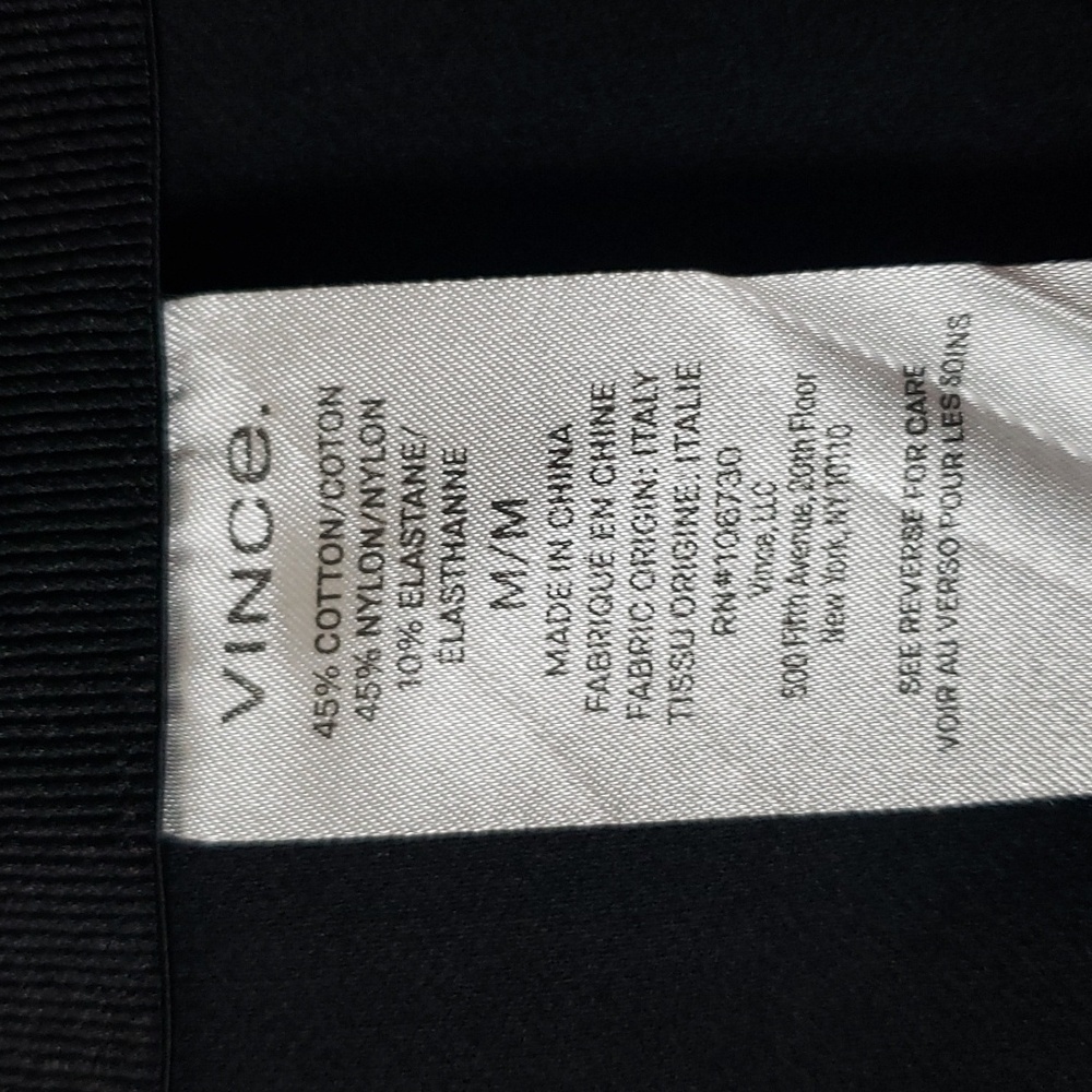 Vince Stitch-Front Seam Leggings, Color, Coastal Blue, Size M - Picture 13 of 17